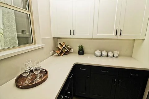 Decorator Items On Kitchen Counter Top Stock Photos