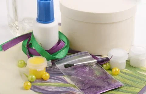 Decoupage kit Stock Photos