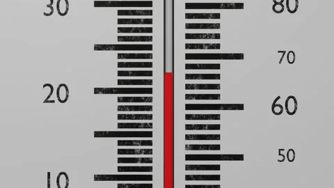 Decrease in air temperature. Thermometer. 库存影片 219620008