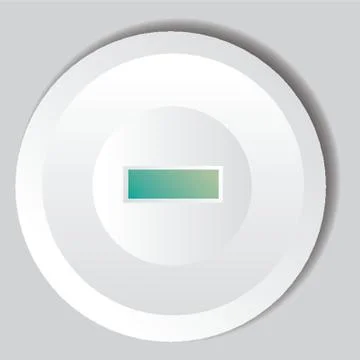 Decrease Button Stock Illustration