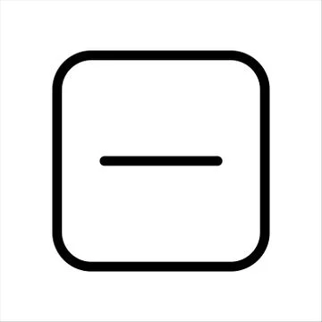 Decrease, delete, minus, remove, trash icon 库存插图