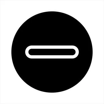 Decrease glyph icon vector illustration isolated on white background Illustrazione stock