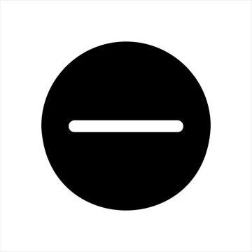 Decrease glyph icon vector illustration isolated on white background イラスト素材