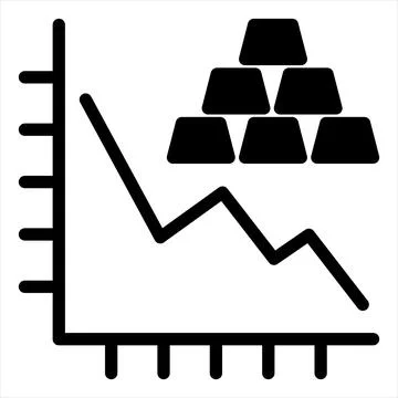 Decrease glyph icon vector illustration isolated on white background Stock Illustration