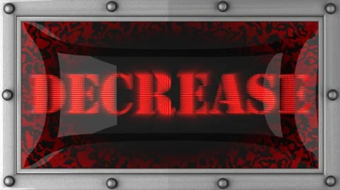 Decrease on led 動画素材 8693812