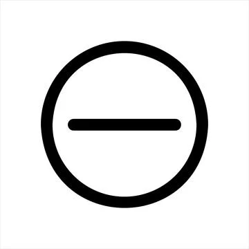 Decrease line icon vector illustration isolated on white background Ilustración de archivo