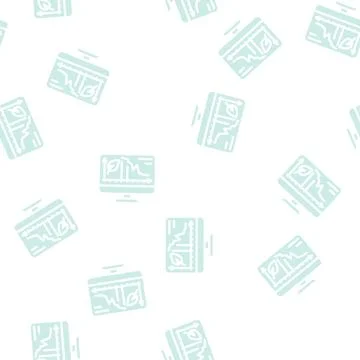 Decrease rate chia cryptocurrency online trade market glyph vector seamless p Illustrazione stock