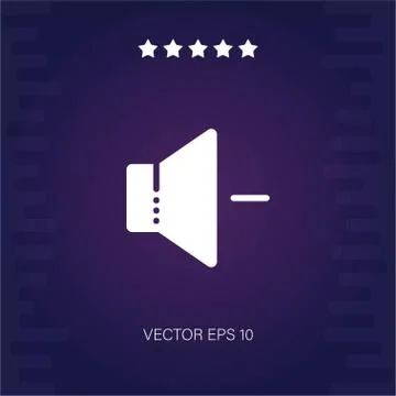 Decrease vector icon Stock Illustration