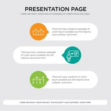 Decreasing chart, Person explaining data, Increasing bars presentation Stock Illustration