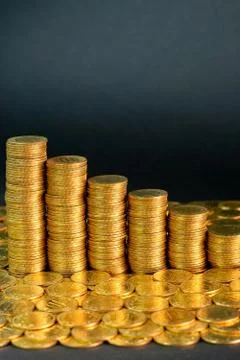 Decreasing chart Stockfoto's