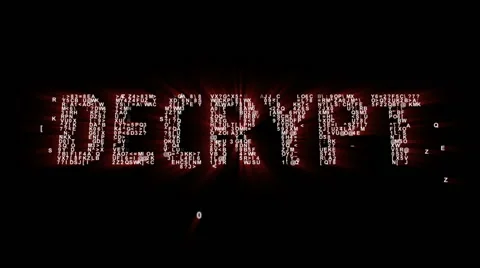 Decrypt Binary Code Intro Animation Stock Footage 68481501