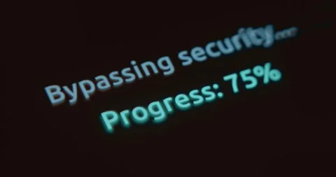 Decrypting data, retrieving network password Stock Footage 321752004