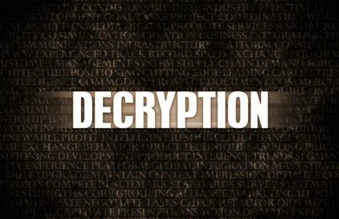 Decryption Stock Illustration