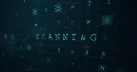 Decryption key used in cyber attack 4k Stock Footage 107395721