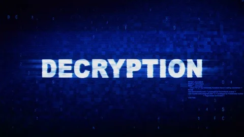 Decryption Text Digital Noise Twitch Glitch Distortion Effect Error Animation. Video stock 106737164