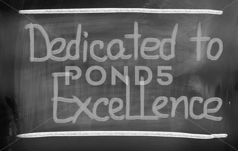 Dedicated to excellence concept Illustrazione stock