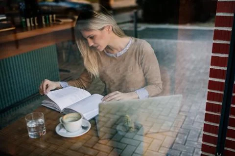 Dedicated to her studies Stock Photos