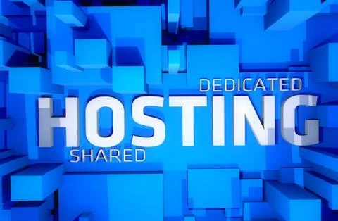 Dedicated Hosting Stock Illustration