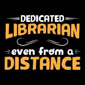 Dedicated Librarian Stock Illustration
