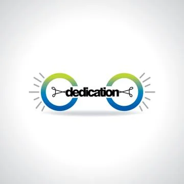 Dedication concept Stock Illustration