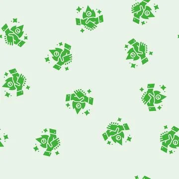 Dedication flame succes challenge glyph seamless pattern Stock Illustration