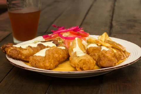 Dedos pollo Stock Photos