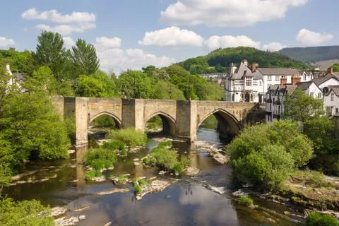 Dee Bridge Llangollen Stock Photos