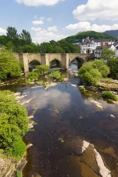 Dee Bridge Llangollen Stock Photos