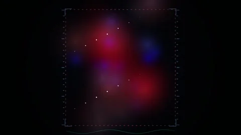 Deep abstract cosmic nebula background texture in vibrant red and purple hues Stock Footage 344641462