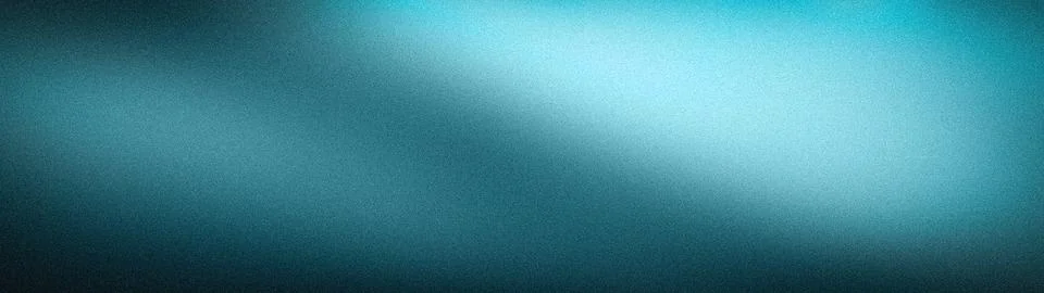 Deep abstract grainy gradient background with teal blue and dark cyan aesthet Stock Photos
