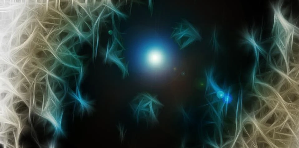 Deep abstract space Stock Illustration