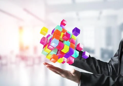 Deep analyzing and problem solving concepts. Foto stock