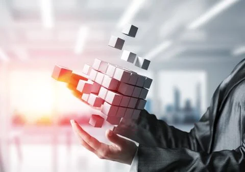 Deep analyzing and problem solving concepts. Foto stock