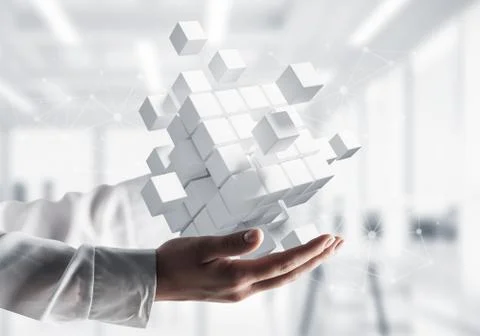 Deep analyzing and problem solving concepts. Foto stock