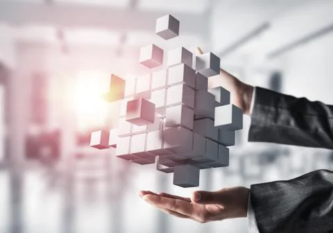 Deep analyzing and problem solving concepts. Foto stock