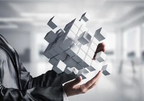 Deep analyzing and problem solving concepts. Foto stock