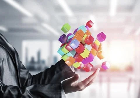 Deep analyzing and problem solving concepts. Stock Photos