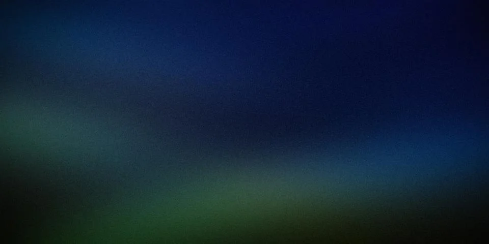 Deep and vibrant gradient background blending dark blue and green hues, cre.. Illustrazione stock