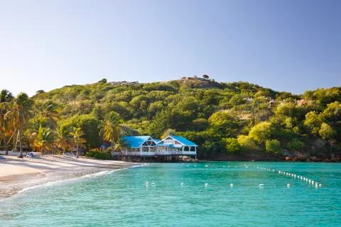 Deep Bay, Antigua. Stock Photos
