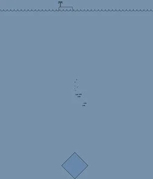 Deep below surface Illustrazione stock