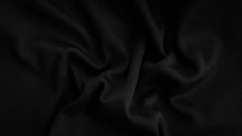 Deep black fabric background copy space Stock Photos