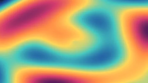 Deep blue abstract ambient motion gradient loop Video stock 345870200