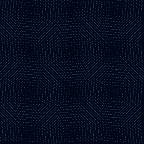 Deep blue abstract animated flow lines creating dynamic technological wave .. Stock Footage 342523811