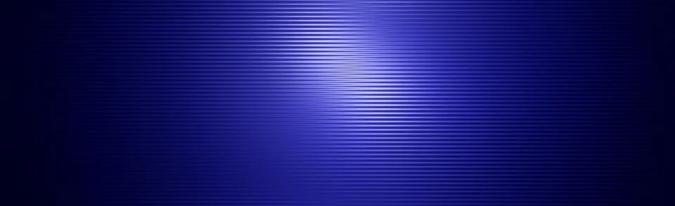 Deep blue abstract background with fine horizontal lines and a soft luminous 스톡 일러스트
