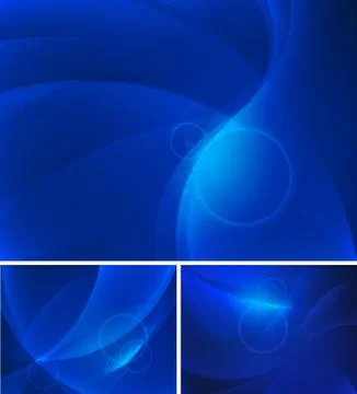 Deep Blue Abstract Background Stock Illustration