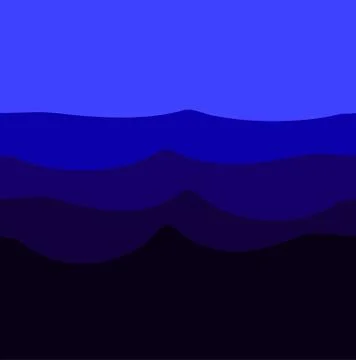 Deep blue abstract background. Illustrazione stock