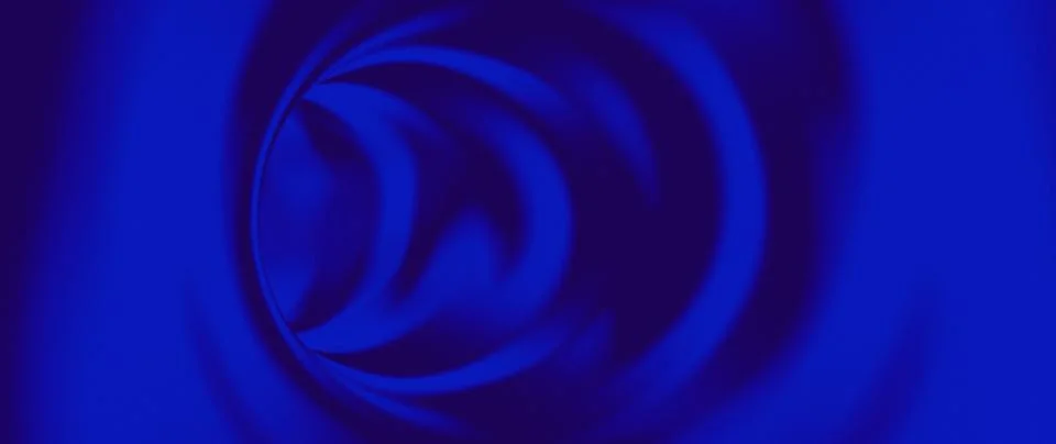 Deep Blue Abstract Geometric Gradient Swirl Background - Organic Flowing Sh.. Stock Photos