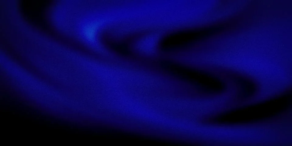 Deep blue abstract gradient background with smooth, flowing textures and da.. Stockillustratie