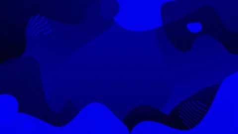 Deep Blue Abstract Shapes with Subtle Overlay Animation Stock Footage 327477685