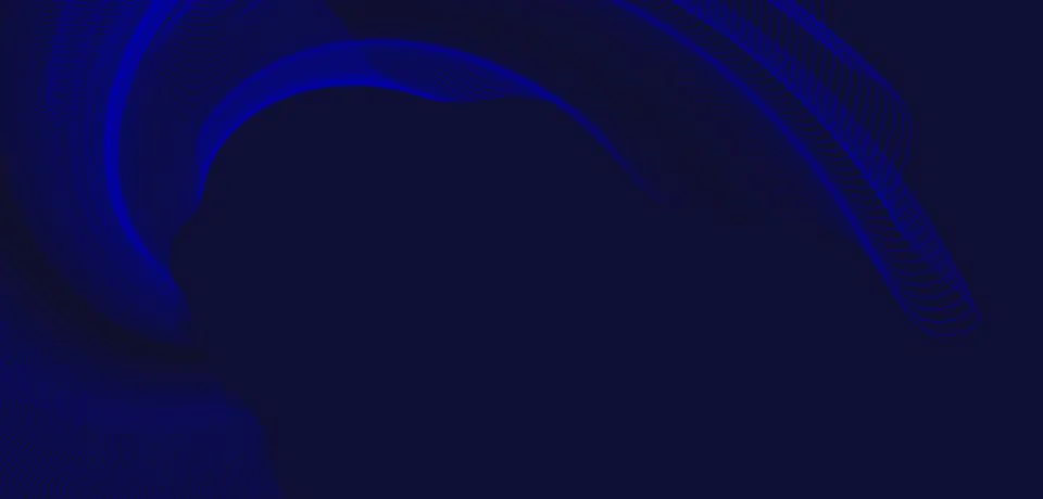 Deep Blue Abstract Wave Background with Smooth Flowing Shapes Stock Illustration